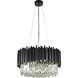 Canada LED 22 inch Black Chandelier Ceiling Light
